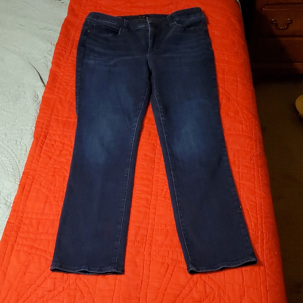 Talbots Dark Blue Boot Cut Jeans